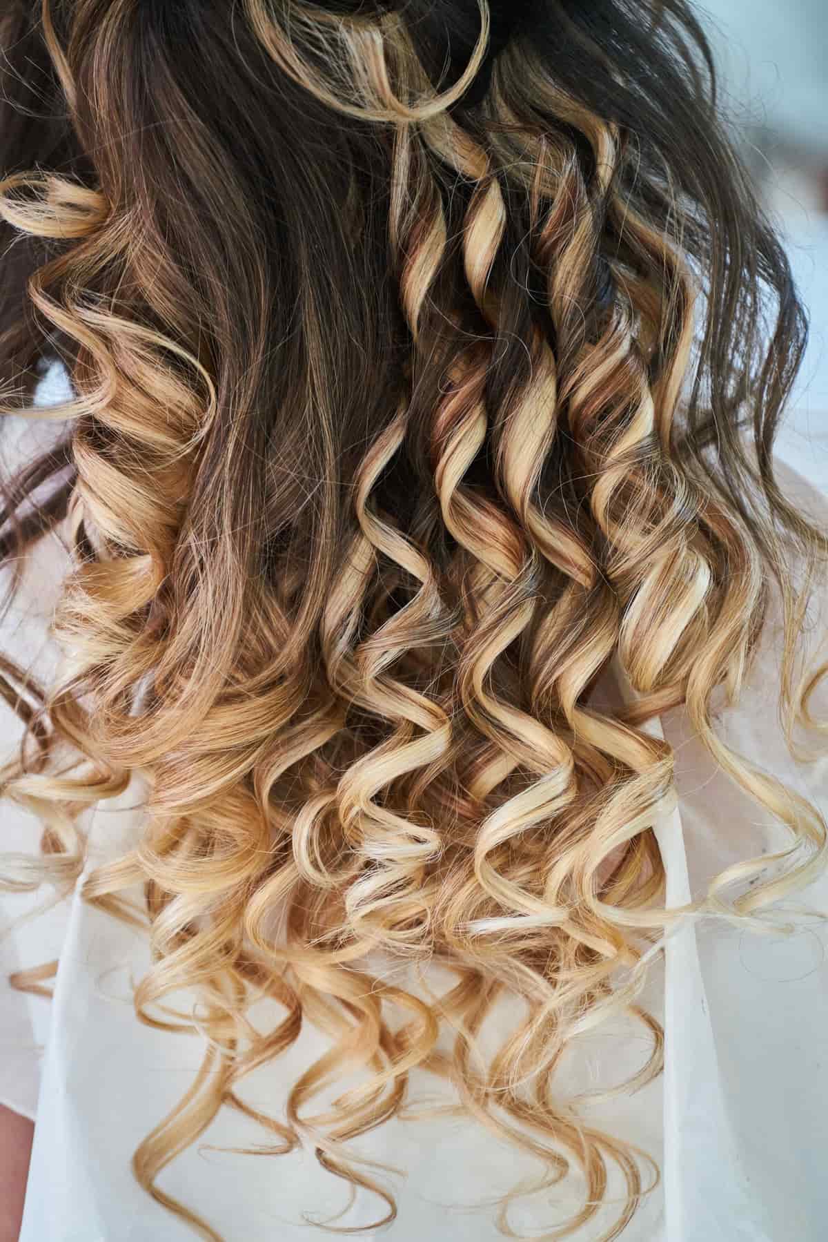 Mechas com contraste, técnica de fatiamento